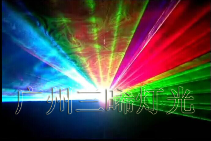 三晞燈光6W全彩動畫激光閃耀番禺D8酒吧
